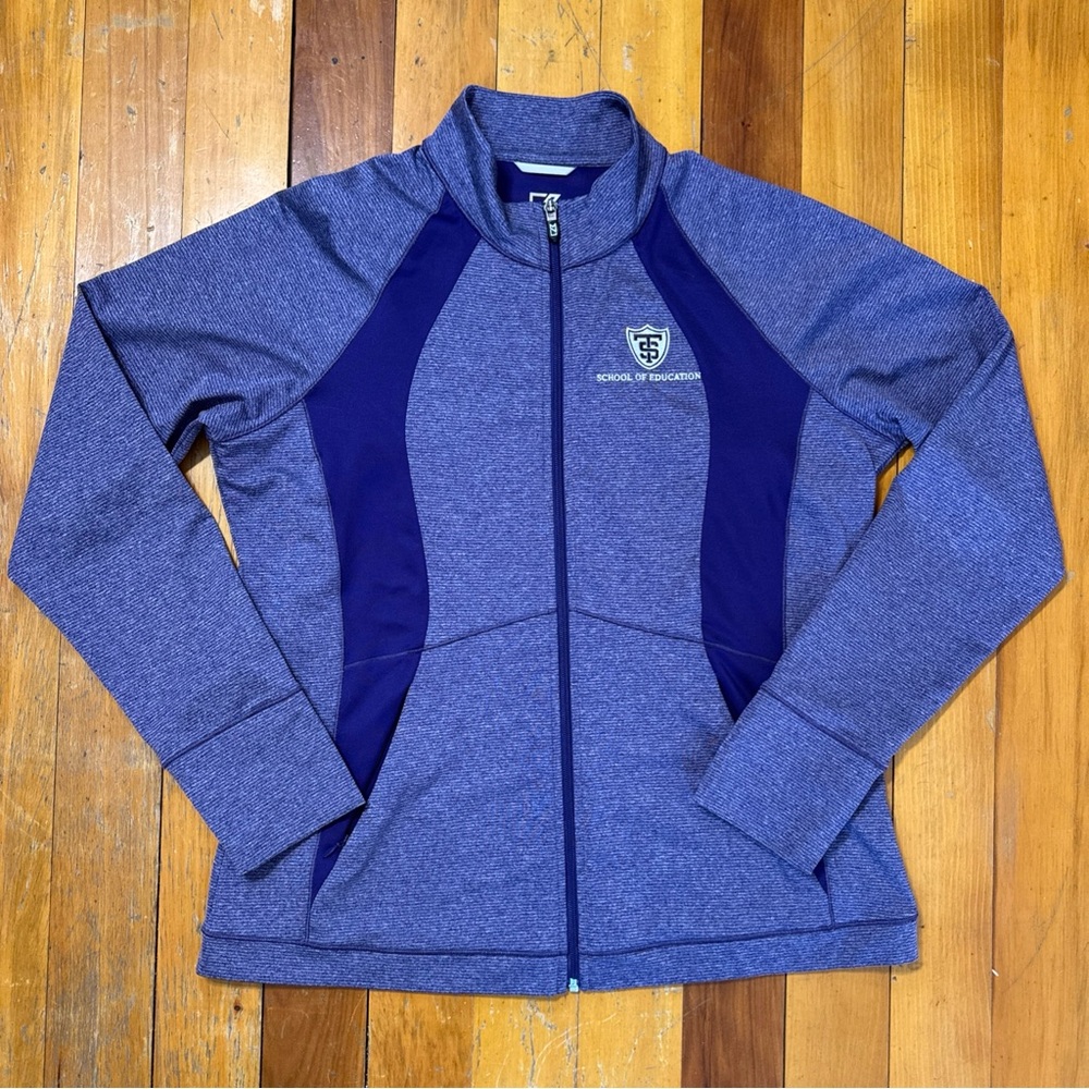 Cutter & Buck Women's Adapt Eco Knit Full-Zip Jacket St. Thomas Embroidery XL